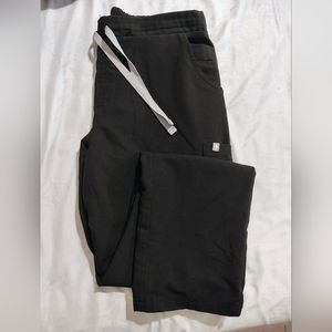 Black figs scrub pants